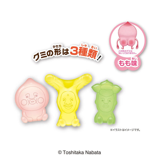 Bandai Heart Kobito Dukan Series Peach Flavor Gummy 28g