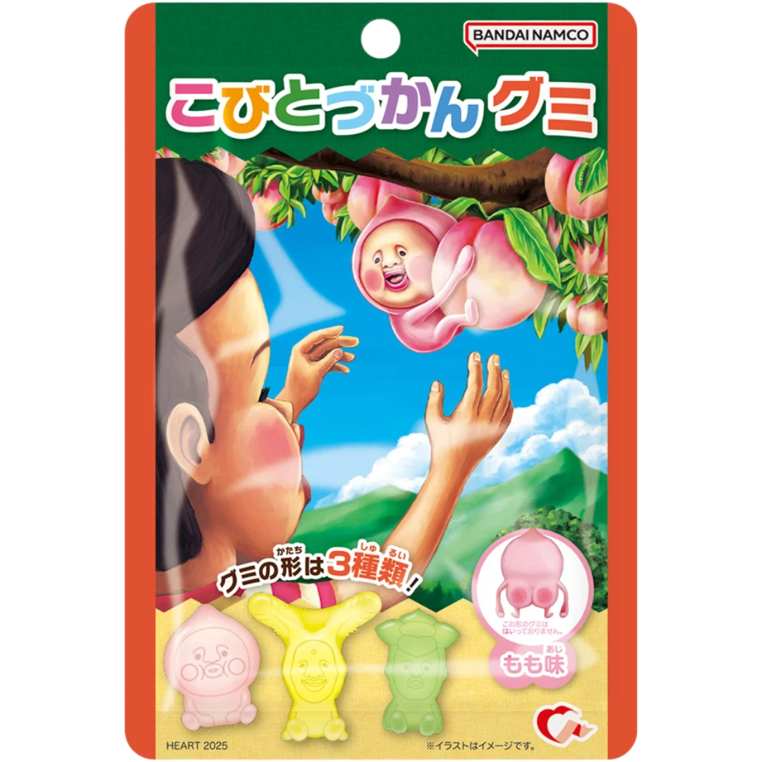 Bandai Heart Kobito Dukan Series Peach Flavor Gummy 28g