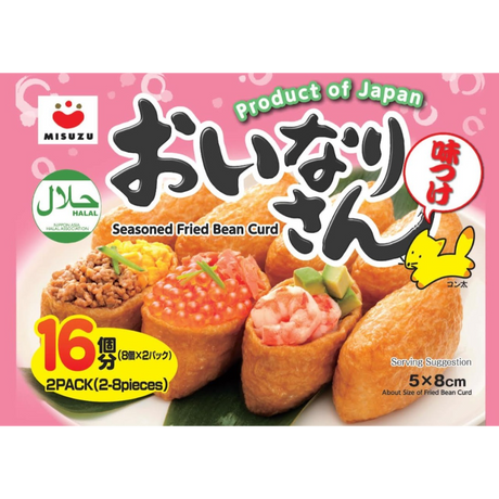 Misuzu Inari Series Seasoned Fried Bean Curd 16 Pieces