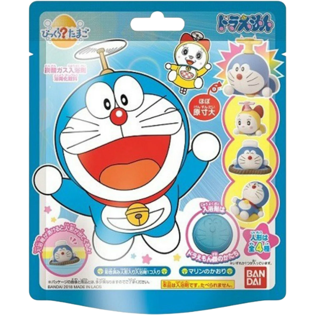 Bandai Bikkura Tamago Doraemon Bath Bomb With Surprise Toy 75g