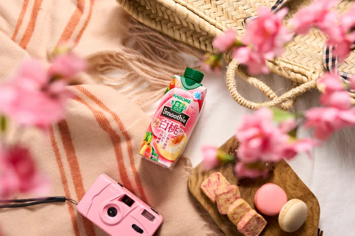 Kagome Vegetable Life 100 Smoothie White Peach Mix 330ml