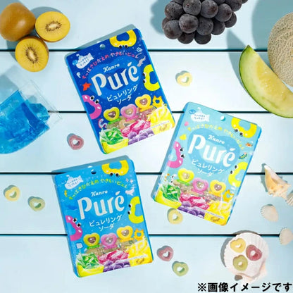 Kanro Pure Ring Soda Gummy Mix 63g