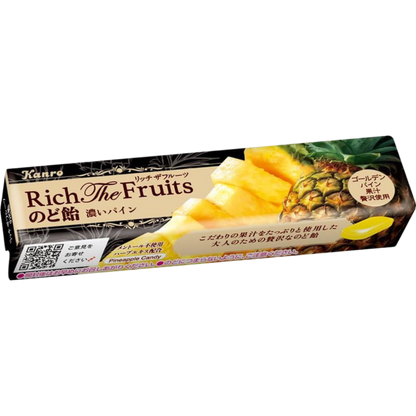 Kanro Rich The Fruits Intense Pineapple Candy 42g