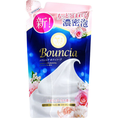 Cow Brand Bouncia Body Soap Airy Bouquet Refill 360ml