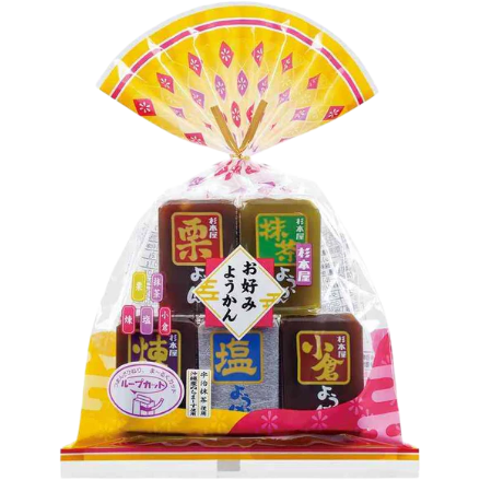 Sugimoto Seika Okonomi Yokan Assorted Traditional Japanese Bean Jelly 320g