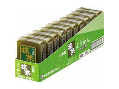 Sugimoto Seika Matcha Yokan Japanese Green Tea Bean Jelly 40g*10