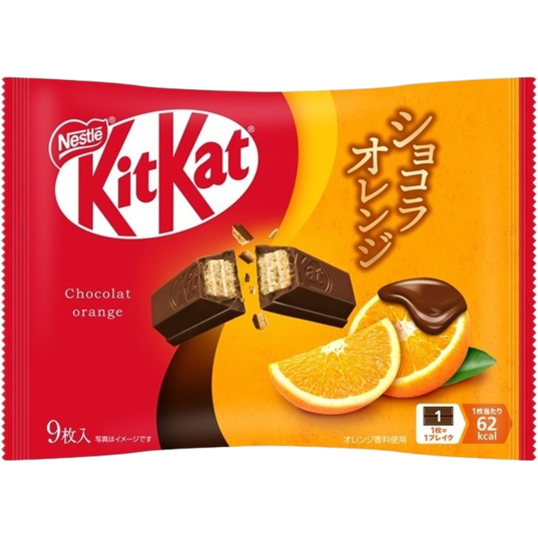 Nestlé KitKat Chocolate Orange 9 Pack 101.7g (Japanese Edition)