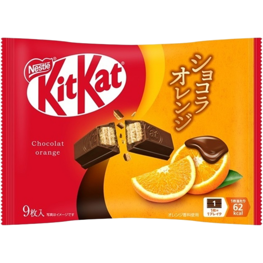 Nestlé KitKat Chocolate Orange 9 Pack 101.7g (Japanese Edition)