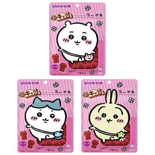 UHA Puni Character Chiikawa 3D Gummy Grape Flavor 51g