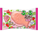 Meito Pukupuku Tai Strawberry Air-In Chocolate Wafer