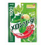 Meiji Soda Up Melon Soda Flavour Gummy Candy 100g