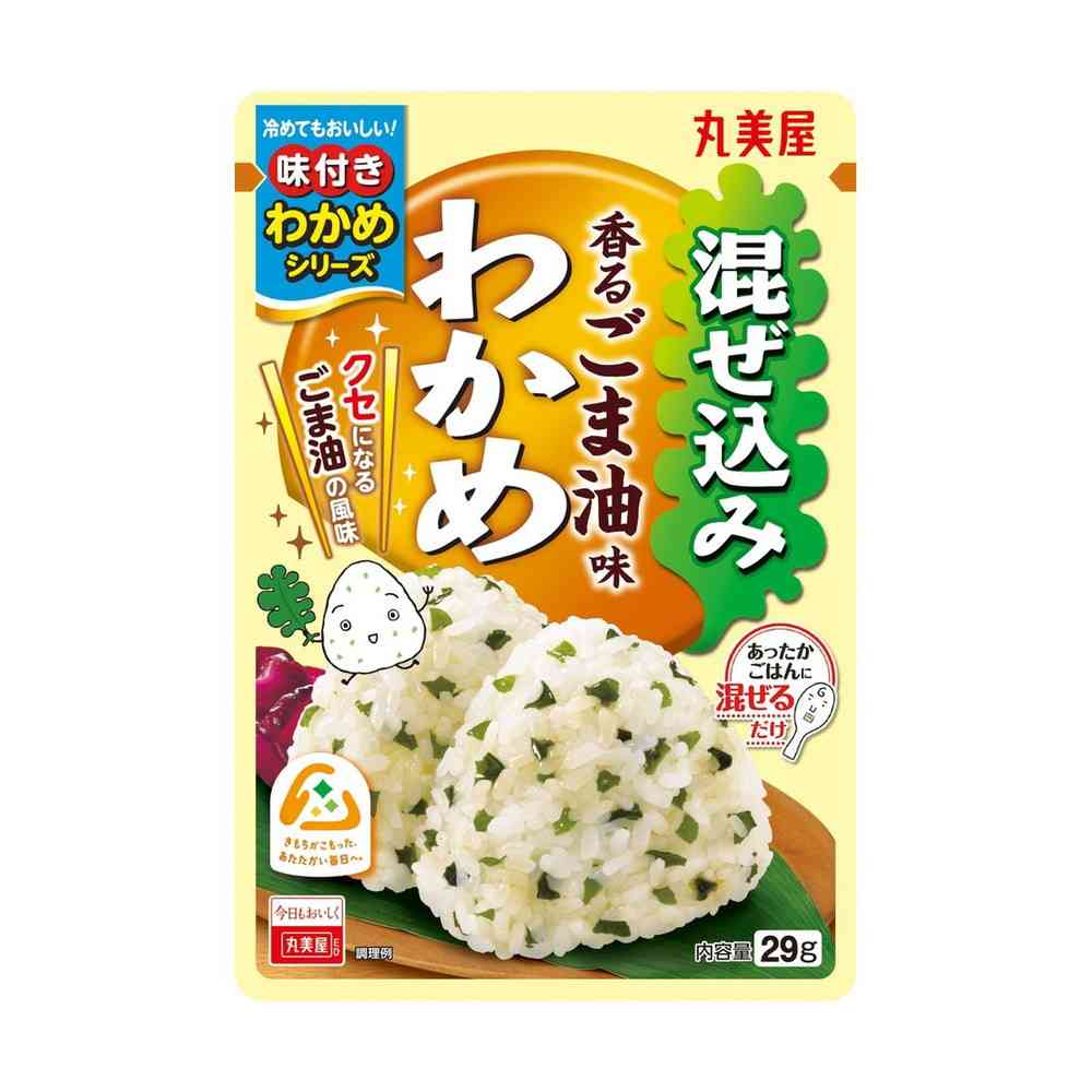 Marumiya Mazekomi Wakame Sesame Oil Rice Seasoning 29g