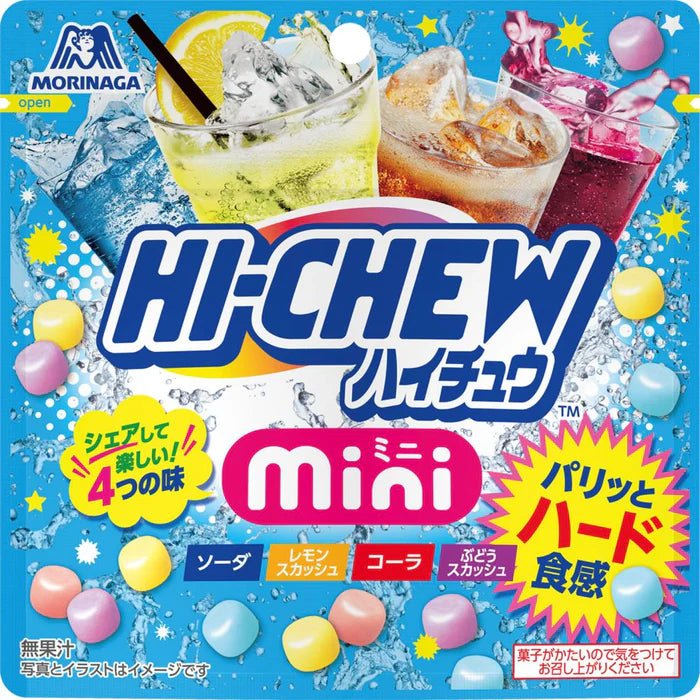 Morinaga HI-CHEW Mini Fizzy Drink Flavors Crunchy Hard Gummy 60g