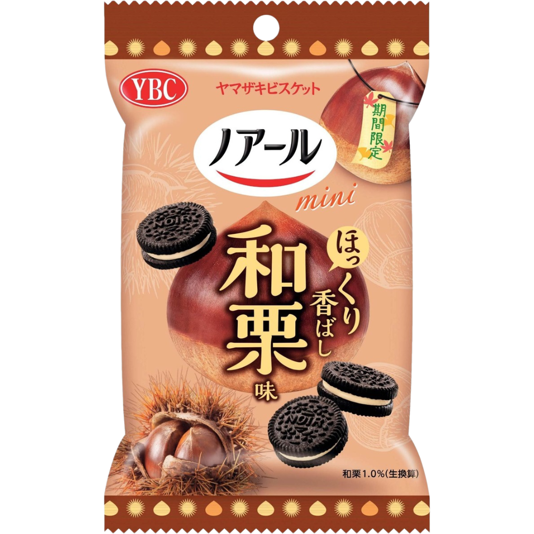 YBC Noir Chestnut Flavor Cocoa Mini Sandwich Biscuits 42g