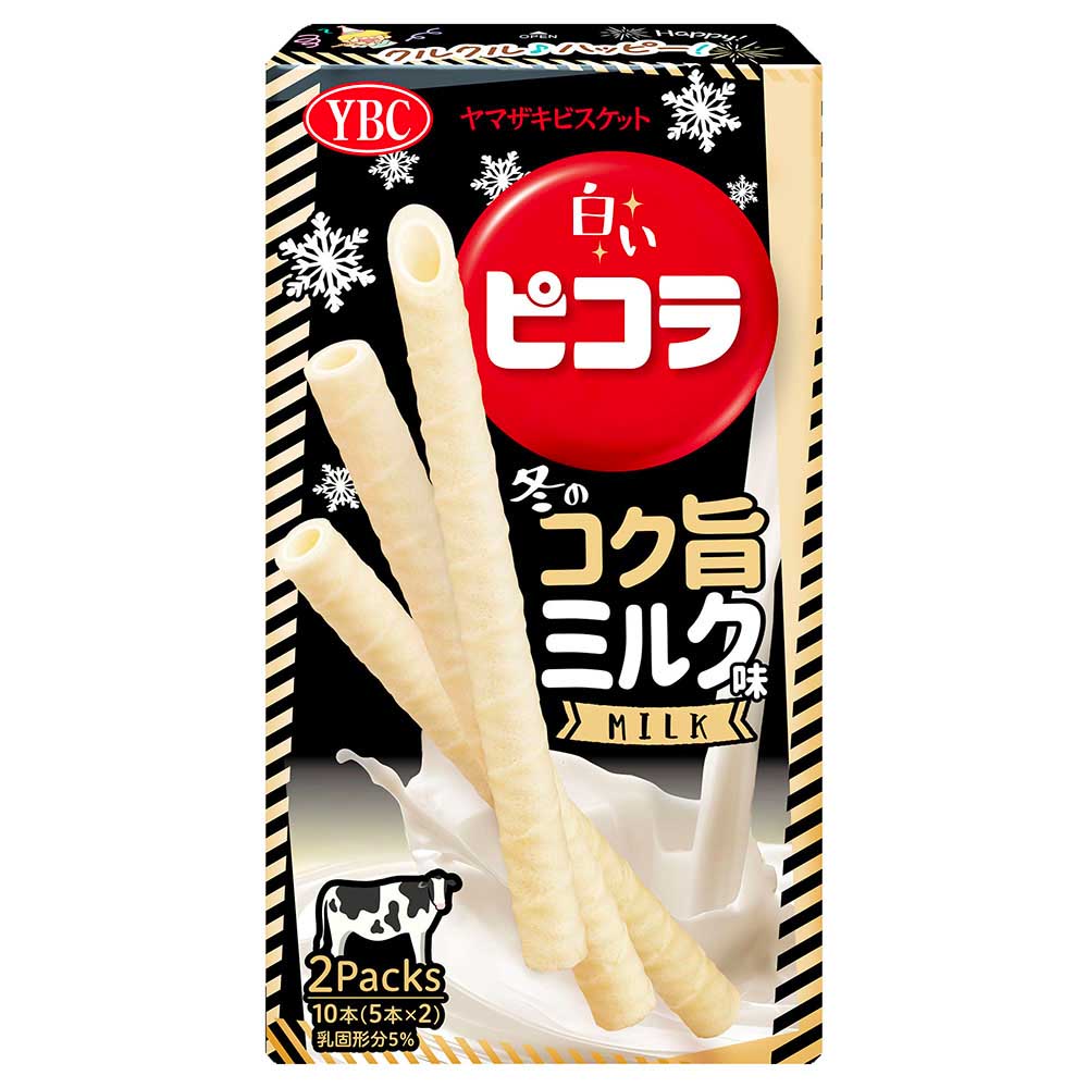 YBC Picola Winter Limited Edition Rich Milk Cream Crispy Cookie Sticks 49g