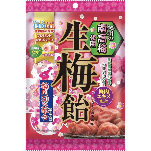 Ribon Kishu Nanko Ume Nama Ume Candy 54g