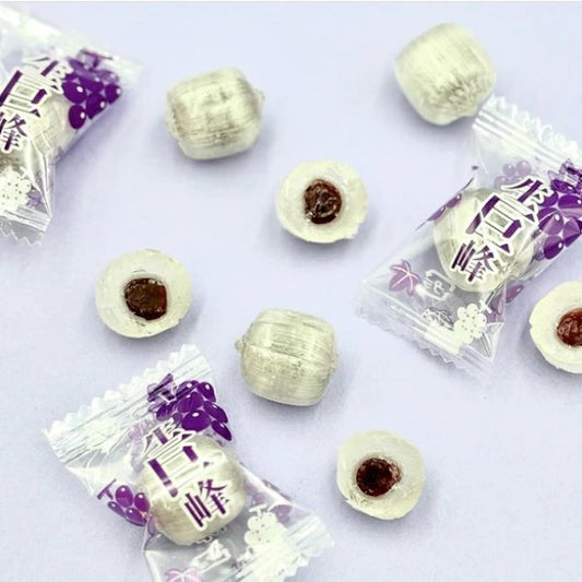 Ribon Japanese Kyoho Grape Filled Candy With Fruit Juice Center 54g