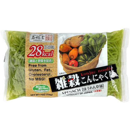 Ishibashiya Millet Konjac Noodle Spinach 200g