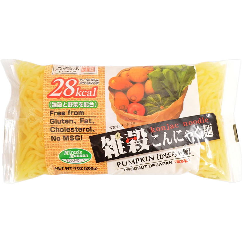 Ishibashiya Millet Konjac Noodle Pumpkin 200g