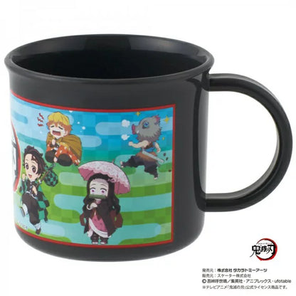 Skater Demon Slayer Characters Group Antibacterial Plastic Cup 200ml