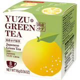 Tea Boutique Japanese Green Tea with Yuzu Citron 8 Tea Bags