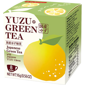 Tea Boutique Japanese Green Tea with Yuzu Citron 8 Tea Bags