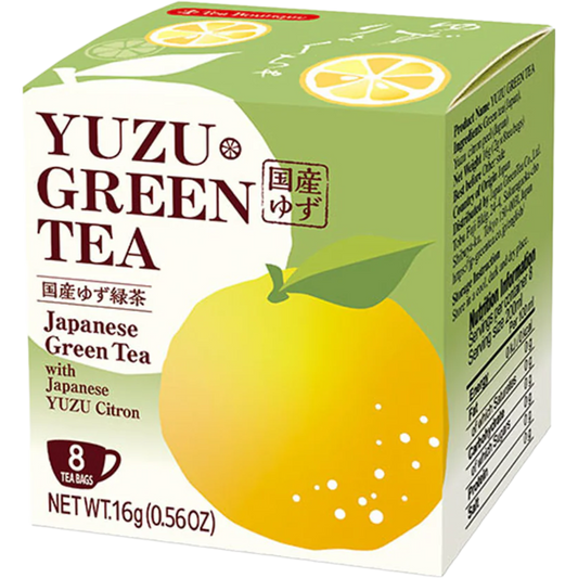 Tea Boutique Japanese Green Tea with Yuzu Citron 8 Tea Bags