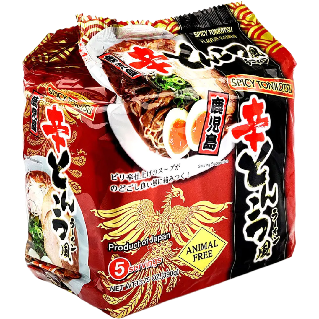 Higashimaru Spicy Tonkotsu Flavor Kagoshima Ramen 5pcs