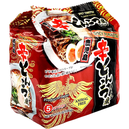 Higashimaru Spicy Tonkotsu Flavor Kagoshima Ramen 5pcs
