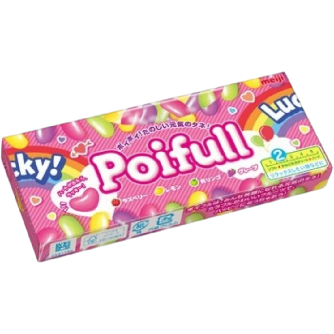 Meiji Poifull Fruit Mix Jelly Beans Jelly Candy 53g