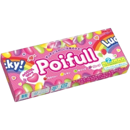 Meiji Poifull Fruit Mix Jelly Beans Jelly Candy 53g