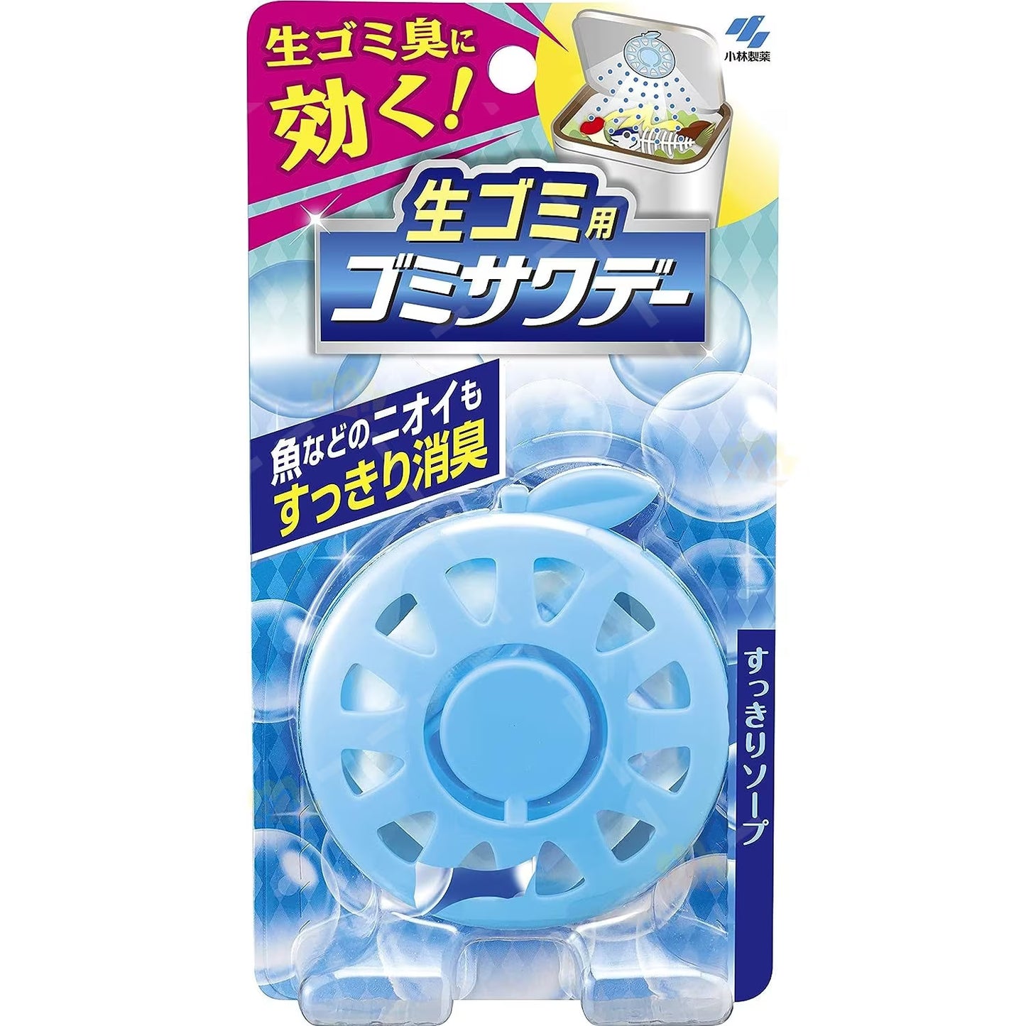 Kobayashi Gomi Sawaday Kitchen Garbage Bin Deodorizer Fresh Soap 2.7ml
