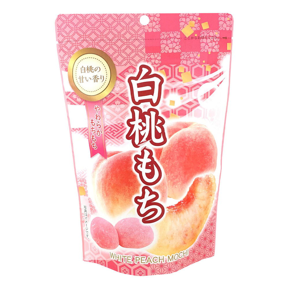 Seiki White Peach Mochi Soft Rice Cake 130g