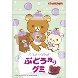 Hayakawa Rilakkuma Budou Gari Grape Gummy Candy 35g