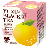 Tea Boutique Japanese Black Tea with Yuzu Citron 8 Tea Bags