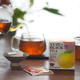 Tea Boutique Japanese Black Tea with Yuzu Citron 8 Tea Bags