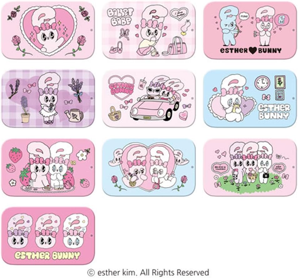 Heart Esther Bunny Slide Can Ramune Candy 6g