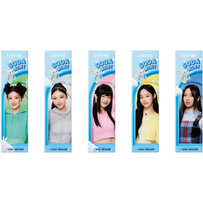 Lotte NewJeans Meets Itagum Soda Mint Chewing Gum 9pcs