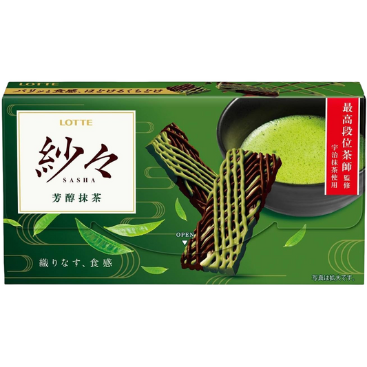Lotte Sasha Uji Matcha Chocolate 69g