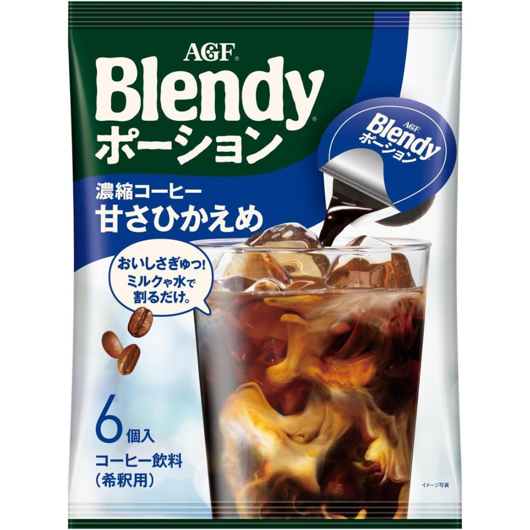 AGF Blendy Portion Concentrated Coffee Micro-Sweet 6pcs