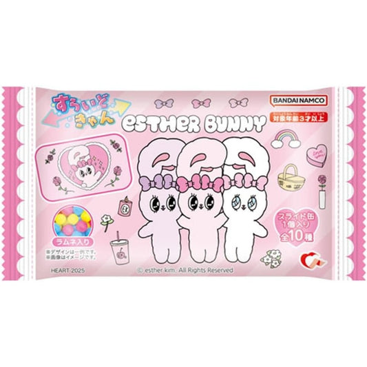 Heart Esther Bunny Slide Can Ramune Candy 6g