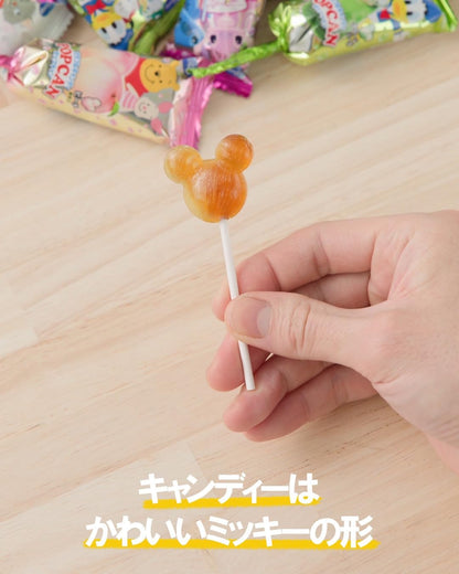 Glico Disney Popcan Mickey Shape Lollipop 30pcs