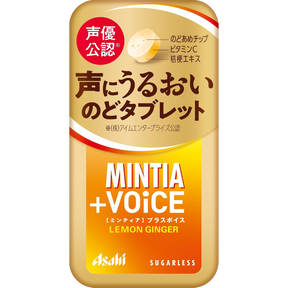 Asahi Mintia + Voice Lemon Ginger Tablets