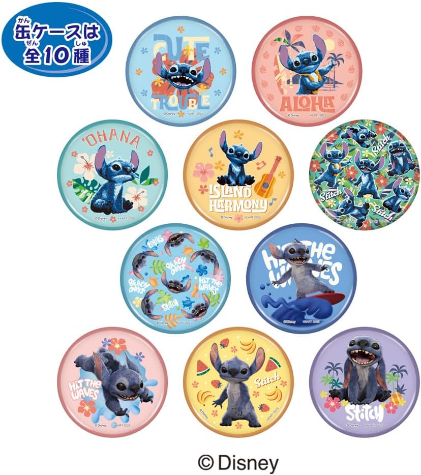Heart Disney Stitch Petit Can Soda Candy 6.6g