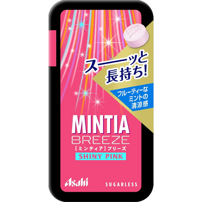 Asahi Mintia Breeze Shiny Pink Sugarless Mints 22g
