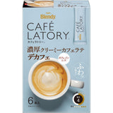 AGF Blendy Café Latory Rich Creamy Café Latte Decaf 6pcs