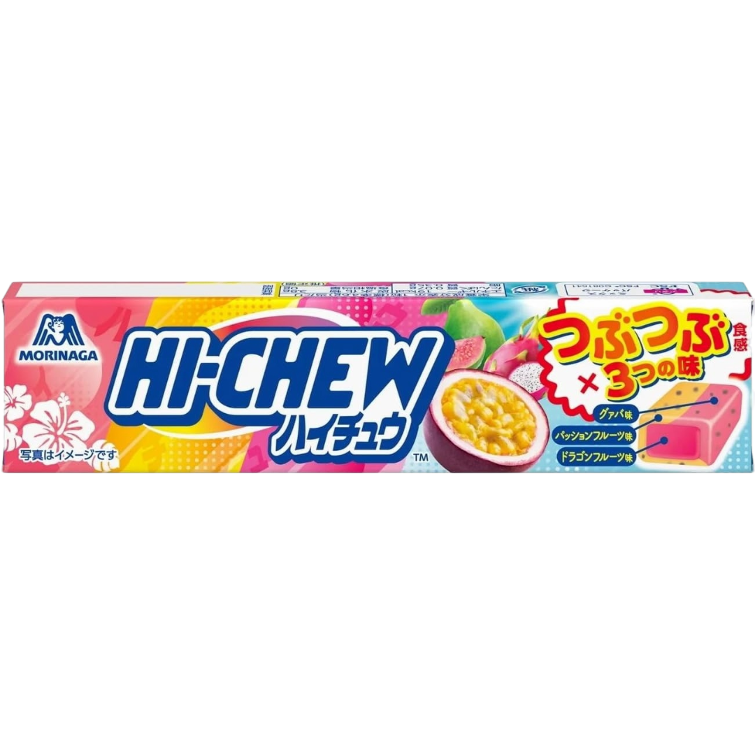 Morinaga Hi-Chew Tropical Mix Chewy Candy 55g
