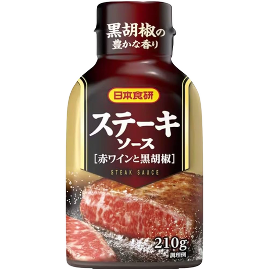 Nihon Shokken Steak Sauce Red Wine & Black Pepper 210g