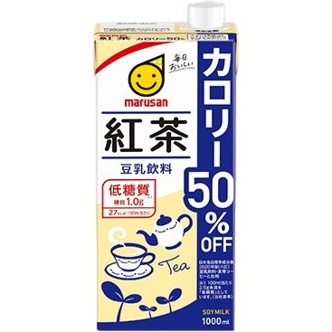 Marusan Low Carb Black Tea Soy Milk 1000ml