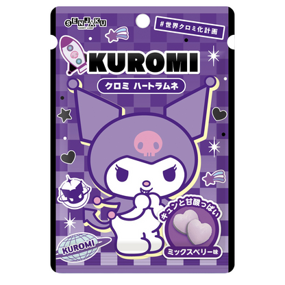 Senjaku Kuromi Heart Ramune Mixed Berry Flavor 32g